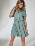 Плаття-сорочка коротке літнє жіноче Figl M739 XL М'ятне (5902194385824) - зображення 3