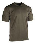 Футболка тактична Mil-Tec Термоактивна Швидкосохнуча XL Олива QUICK DRY T-SHIRT OLIV (11081001-XL)