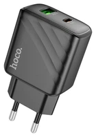 Сетевое зарядное устройство Hoco CS23A / Type-C (PD/30W) / USB (QC3.0/18W) / поддержка быстрой зарядки / (черный)