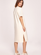 Плаття-футболка міді літнє жіноче BeWear B194 M Кремове (5903887620352) - зображення 2