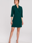 Sukienka krótka jesienna damska Stylove S254 S Zielona (5903887623797) - obraz 1