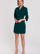 Sukienka krótka jesienna damska Stylove S254 2XL Zielona (5903887623810) - obraz 3