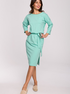 Плаття міді осіннє жіноче BeWear B221 L Зелене (5903887654975) - зображення 1