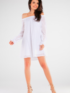 Плаття коротке літнє жіноче Awama A435 S-M Біле (5902360557123) - зображення 1