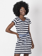 Плаття-сорочка коротке літнє жіноче Perso RBE810101F L Білий/Синій (5905080203011) - зображення 3