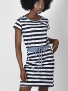 Плаття-сорочка коротке літнє жіноче Perso RBE810101F L Білий/Синій (5905080203011) - зображення 4