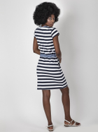 Плаття-сорочка коротке літнє жіноче Perso RBE810101F 3XL Білий/Синій (5905080203042) - зображення 2