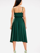 Плаття міді літнє жіноче Awama A579 S Темно-зелене (5902360580374) - зображення 2