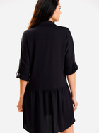 Плаття-сорочка коротке літнє жіноче Awama A584 S-M Чорне (5902360581012) - зображення 2