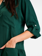 Плаття-сорочка коротке літнє жіноче Awama A584 L-XL Темно-зелене (5902360581043) - зображення 7