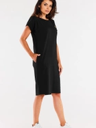 Плаття-футболка коротке літнє жіноче Infinite You M301 XL Чорне (5902360572508) - зображення 3