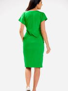 Плаття-футболка міді літнє жіноче Infinite You M302 M Зелене (5902360572645) - зображення 2