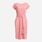 Sukienka midi letnia damska Awama A142 S Różowa (5902360515635) - obraz 4