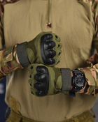 Перчатки беспалые OUTDOOR TACTICS с защитой OLIVE ВТ6010 M - изображение 4