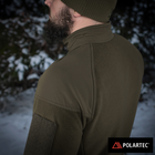 Куртка XS/R Polartec Olive M-Tac Jacket Fleece Dark Combat - зображення 11