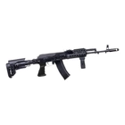 Рукоятка пистолетная AK 47/74 DLG Tactical DLG-181, цвет – Черный, прорезиненная, с отсеком - изображение 10