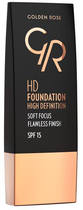 Podkład do twarzy Golden Rose HD Foundation High Definition SPF 15 107 Natural 30 ml (8691190832575) - obraz 1