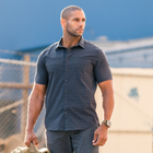 Рубашка тактическая 5.11 Tactical Ellis Short Sleeve Shirt L Titan Grey - изображение 4