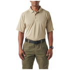 Футболка поло тактическая с коротким рукавом 5.11 Performance Polo - Short Sleeve, Synthetic Knit L Silver Tan - изображение 3