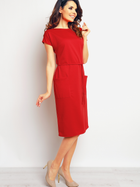 Плаття-футболка міді літнє жіноче Infinite You M085 XL Червоне (5902360513648) - зображення 3