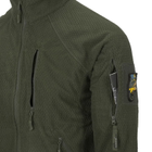 Куртка тактична Helikon-Tex Флісова на замку XL Олива ALPHA TACTICAL JACKET - GRID FLEECE XL Olive Green (BL-ALT-FG-02-B06-XL) - зображення 4