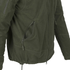 Куртка тактическая Helikon-Tex Флисовая на замке L Олива ALPHA TACTICAL JACKET - GRID FLEECE L OLIVE GREEN (BL-ALT-FG-02-B05-L) - изображение 6