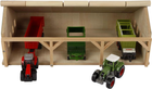 Stodoła traktorowa Hipo Kids Globe Tractor Barn Big 1:87 (8713219245163) - obraz 3