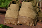 Кросівки Літні Тактичні. Койот. Натуральна шкіра. 46р (30,5см) MSLM-1036-46 - зображення 6