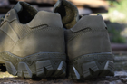 Кросівки Жіночі Літні Тактичні. Олива. Натуральна шкіра. 43р (28,5см) MSLF-2149-43 - зображення 5