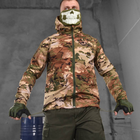 Чоловіча ультралегка Вітровка із мембранної плащівки / Водонепроникна Куртка з капюшоном мультикам розмір XL - зображення 5