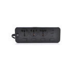 Мережевий фільтр живлення Voltronic TВ-Т14, 3роз, 3*USB Black (ТВ-Т14-Black)