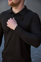 Костюм Поло с длинным рукавом и брюки Kayman черного цвета для полиции 2XL - изображение 4