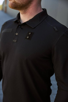 Костюм Поло с длинным рукавом и брюки Kayman черного цвета для полиции XL - изображение 10