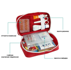 Аптечка-органайзер, сумка для хранения лекарств / таблеток / медикаментов, набор 2 шт, цв. красный (81702876) - изображение 3