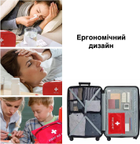 Аптечка-органайзер, сумка для хранения лекарств / таблеток / медикаментов, набор 2 шт, цв. красный (81702876) - изображение 6