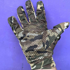 Влагоотводные перчатки Coolmax со съемными пальцами мультикам размер L - изображение 4