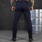 Чоловічі штани Patriot стрейч коттон темно-сині розмір 2XL - зображення 3