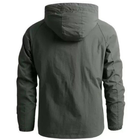 Мужская Водоотталкивающая Куртка ARMY с капюшоном олива размер 2XL - изображение 2