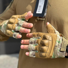 Перчатки Mechanix с открытыми пальцами и усиленными ладонями мультикам размер M - изображение 1