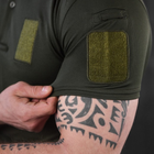 Чоловіче поло Tactical Series Coolmax з липучками для шевронів олива розмір M - зображення 4