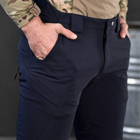 Чоловічі штани Patriot стрейч коттон темно-сині розмір L - зображення 5