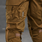 Мужские штаны с наколенниками 7.62 рип-стоп / Брюки с эластичными вставками койот размер 2XL - изображение 5