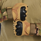 Сенсорные перчатки Stendboy с защитными накладками койот размер 2XL - изображение 3