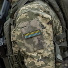 Флаг Украины нашивка Ranger M-Tac Laser Green/Yellow/Blue/GID Cut 25х80 - изображение 12
