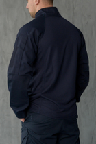 Чоловічий убакс синій колір ДСНС бойова сорочка з довгим рукавом 46 - зображення 3