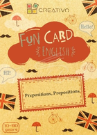 Gra planszowa Creativo Fun Card English Prepositions of Time and Place (9788366122192) - obraz 1