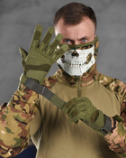 Тактичні рукавички standart oliva L - зображення 3