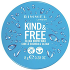 Wosk do brwi Rimmel Kind and Free Clean 001 Clear 8 g (3616303995683) - obraz 1