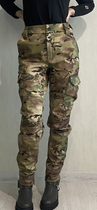 Женские тактические брюки утеплённые софтшелл 48 мультикам - изображение 11