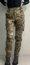 Жіночі тактичні штани утеплені софтшел 44 мультикам - зображення 11